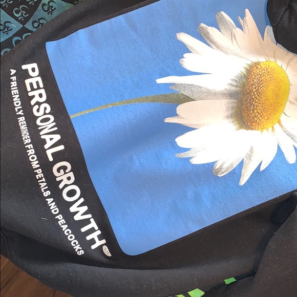 take care of yourself petals and peacocks hoodie - Picture 3 of 5